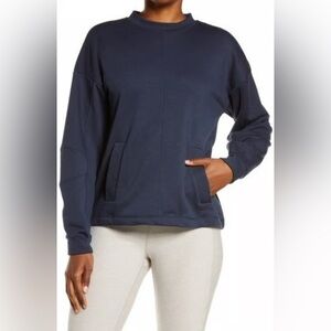 Sweaty Betty Women’s Navy Crewneck Sweater